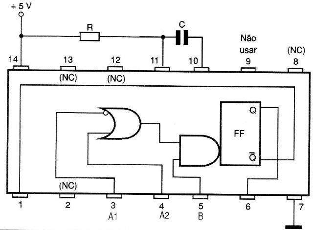 Monoestáveis TTL 74121 74122 e 74123
