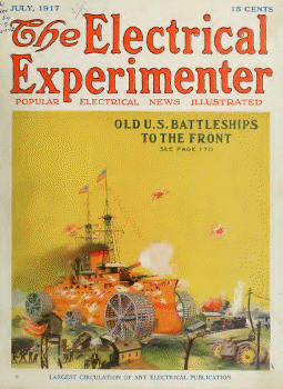 Figura 1 – The Electrical Experimenter, edição de julho de 1917
