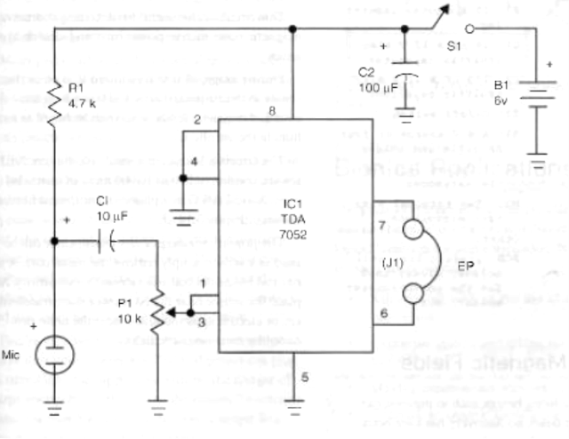 Figura 10 - Usando o TDA7052 IC
