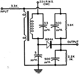 Figura 10 – Um monoestável com amplificador magnético de 1957.
