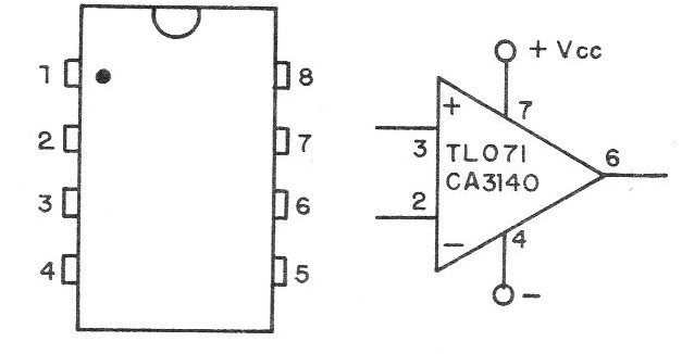 Figura 1 – TL071 e CA3140
