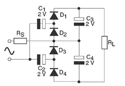  Figura 6 - Quadruplicador de onda completa. 