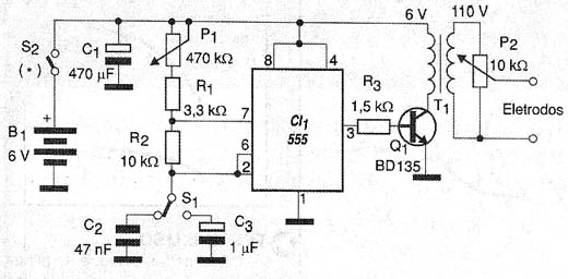 Esquema eletrônico. 