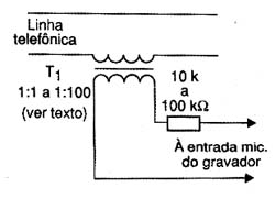 Figura 2 - Usando um transformador num adaptador em série.