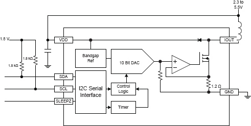 Figura 3 - Circuito de controle de motor da AllegroMicro usando o A3907.
