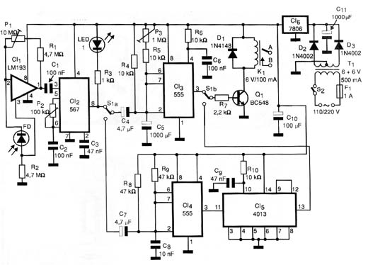 Diagrama completo do receptor.
