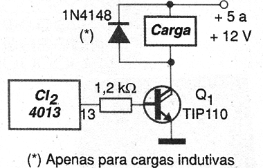 Figura 6 – Usando um Darlington de potência
