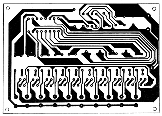 Figura 2 - Lado cobreado da placa
