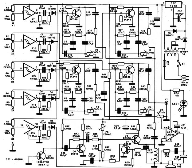 Figura 7 – Diagrama completo da Bateria
