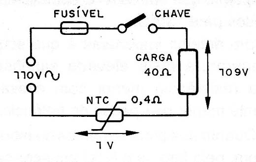 Figura 3 – Circuito com tensões
