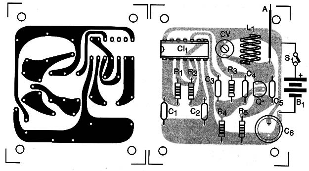 Figura 2 – Placa de circuito impresso para a montagem
