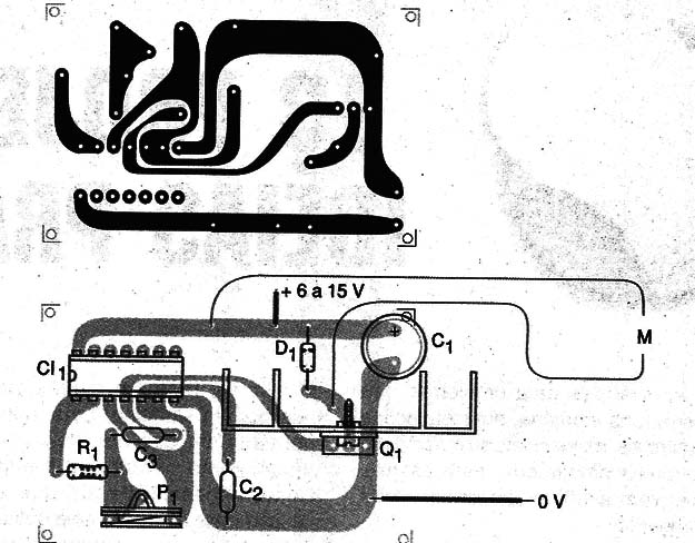 Figura 2 – Placa de circuito impresso para a montagem
