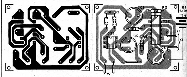 Figura 3 – Placa de circuito impresso para a montagem
