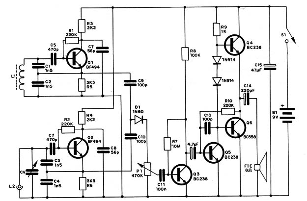 Figura 13 – Circuito do detector de metais
