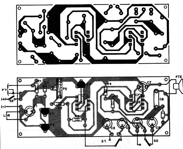    Figura 2 – Placa para a montagem
