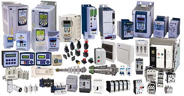 Figura 6 . Componentes utilizado no comando elétrico.
