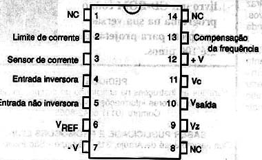 Pinagem do LM723
