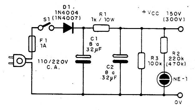 Figura 1 – Circuito completo da fonte
