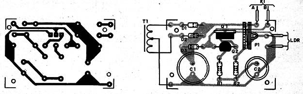    Figura 3 – Placa de circuito impresso para a montagem
