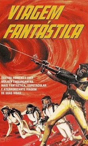 Cartaz do filme “Viagem fantástica” baseado em conto de Isaac Asimov
