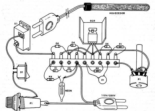    Figura 3 – Montagem em ponte de terminais
