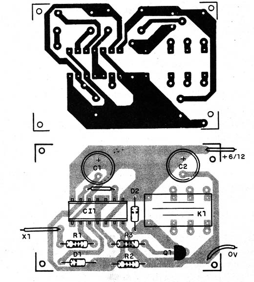 Figura 3 – Placa de circuito impresso para a montagem
