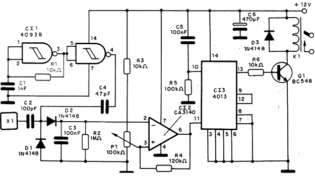    Figura 2 – Diagrama da chave capacitiva
