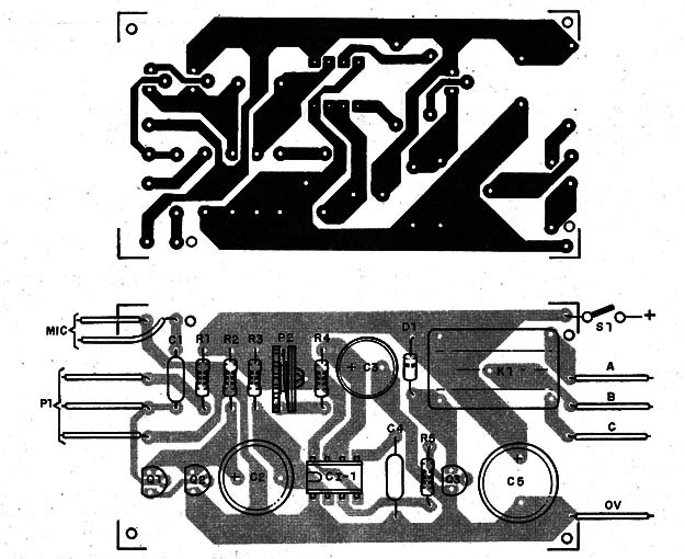 Figura 3 – Placa de circuito impresso para a montagem
