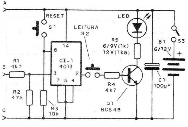    Figura 1 – Diagrama completo do aparelho
