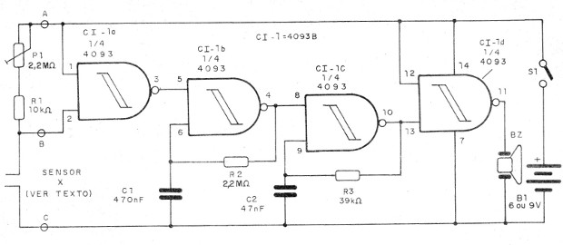    Figura 2 – Diagrama do alarme
