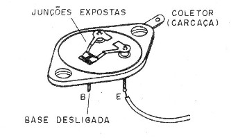 Figura 10 – Usando um 2N3055 como sensor
