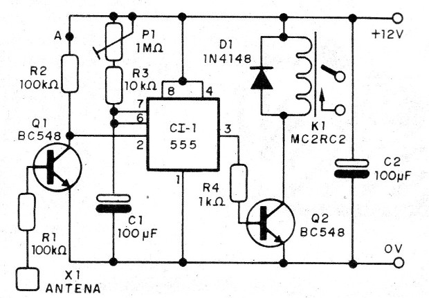 Figura 1 – Diagrama do relé de aproximação
