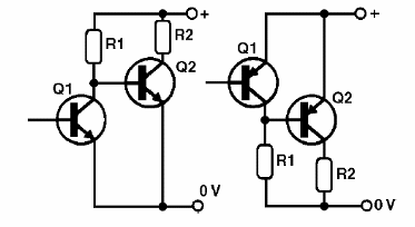 Acoplamento direto com transistores do mesmo tipo
