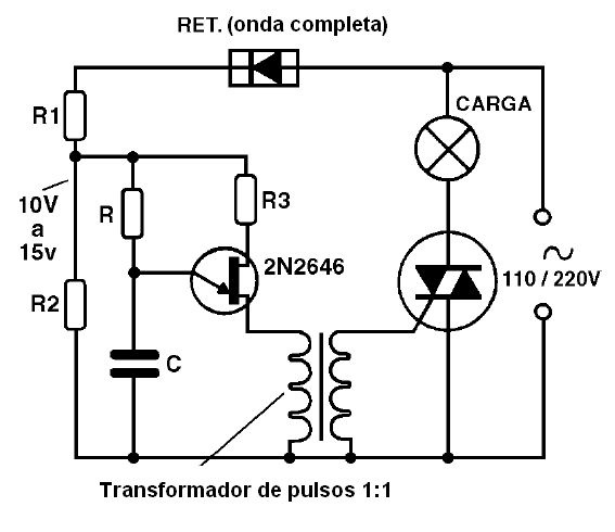 Um dimmer usando triac
