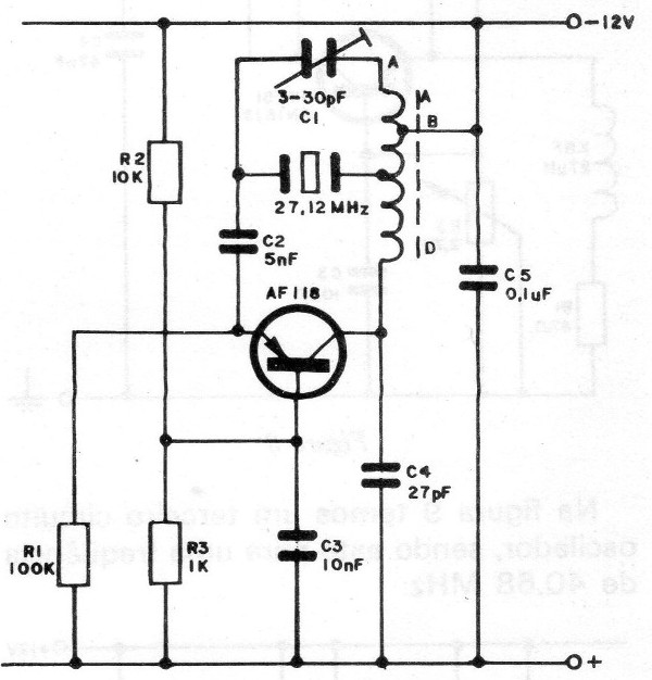 Figura 7 – oscilador para 27,12 MHz
