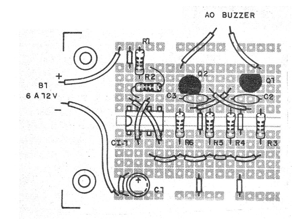   Figura 12 – Montagem em matriz de contatos
