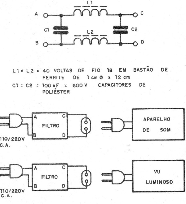    Figura 1 – O filtro para o aparelho
