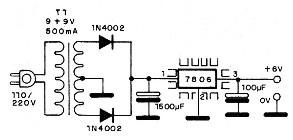    Figura 2 – Fonte de 6 V
