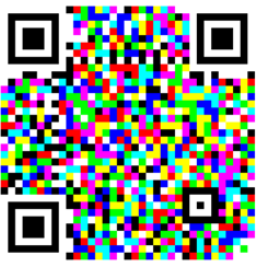 figura 6 – QR Code usando cores
