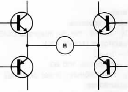 Ponte H para acionamento de motor.
