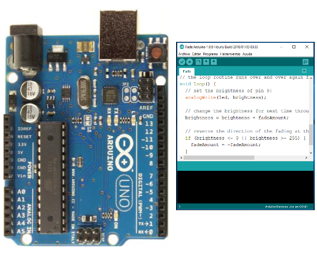 Figura 1. Arduino Uno placa de desenvolvimento
