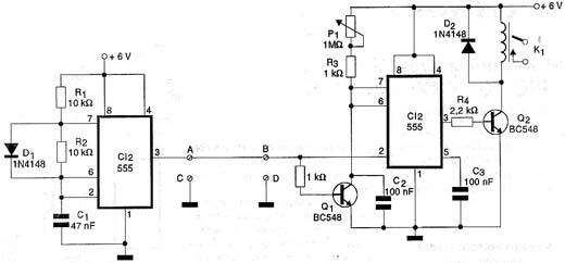 Diagrama do alarme pulsante