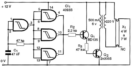 Diagrama do inversor para o carro.