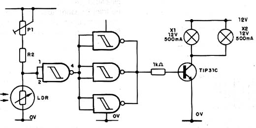 Alterações para usar lâmpadas comuns de 12 V. 