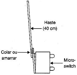 Aumentando a alavanca do micro-switch 