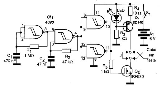 Esquema elétrico. 