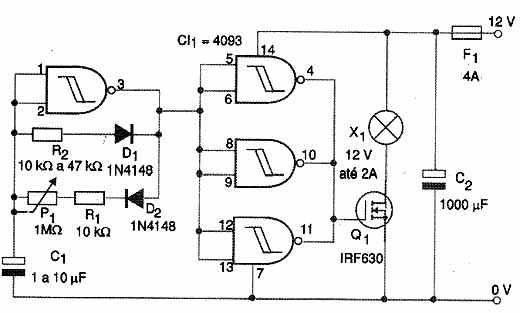 Esquema eletrônico. 