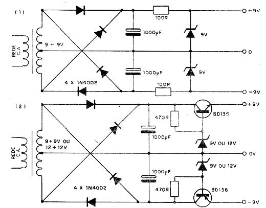 Transistores equivalentes como o TIP31/32 e TIP41/42 podem ser utilizados no caso de se necessitar uma corrente maior de saída. 