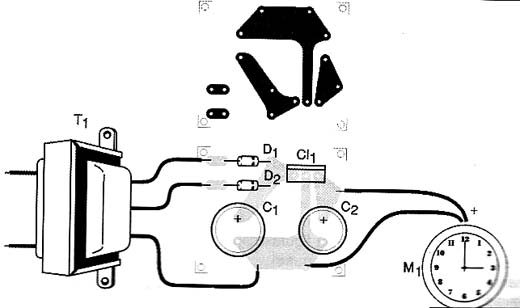 Placa para a fotne de 12 V 