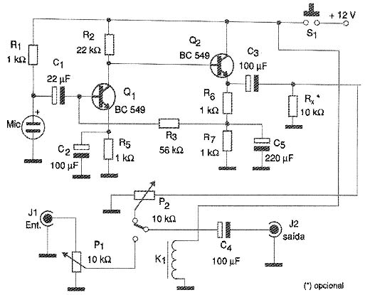 Diagrama completo do sistema. 